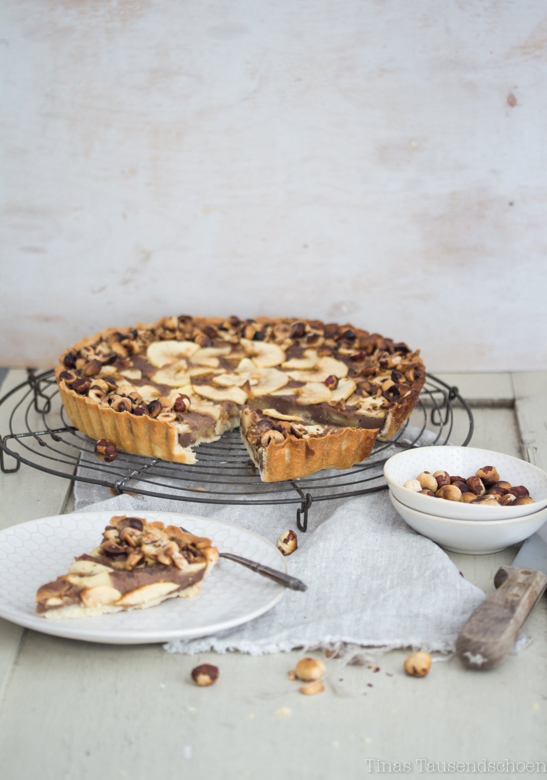 Nutella Apfel Tarte - Tinastausendschön