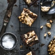 Snickers Erdnuss Brownies