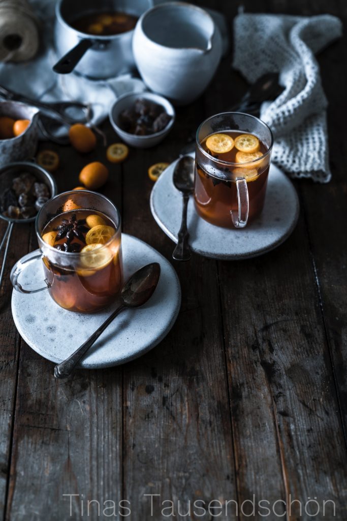 Wenn es wieder kalt wird! Kumquat Karamell Punsch - Tinastausendschön