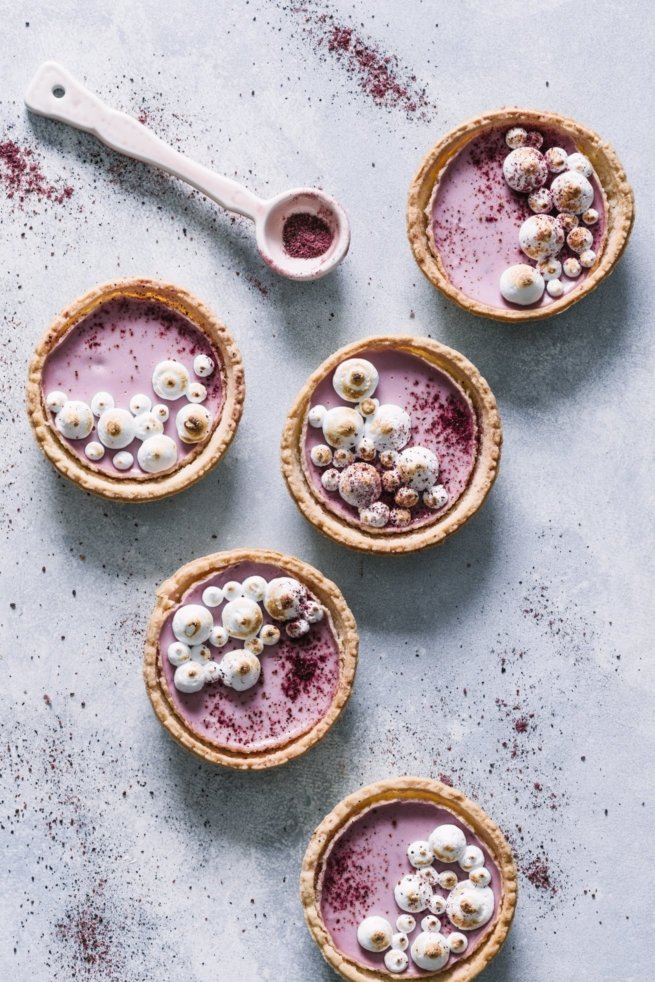 Be my Valentine! Himbeer Panna Cotta Tartlettes