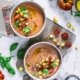 Tomaten Pfirsich Gazpacho