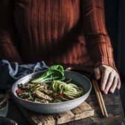 Zucchini Beef Pho