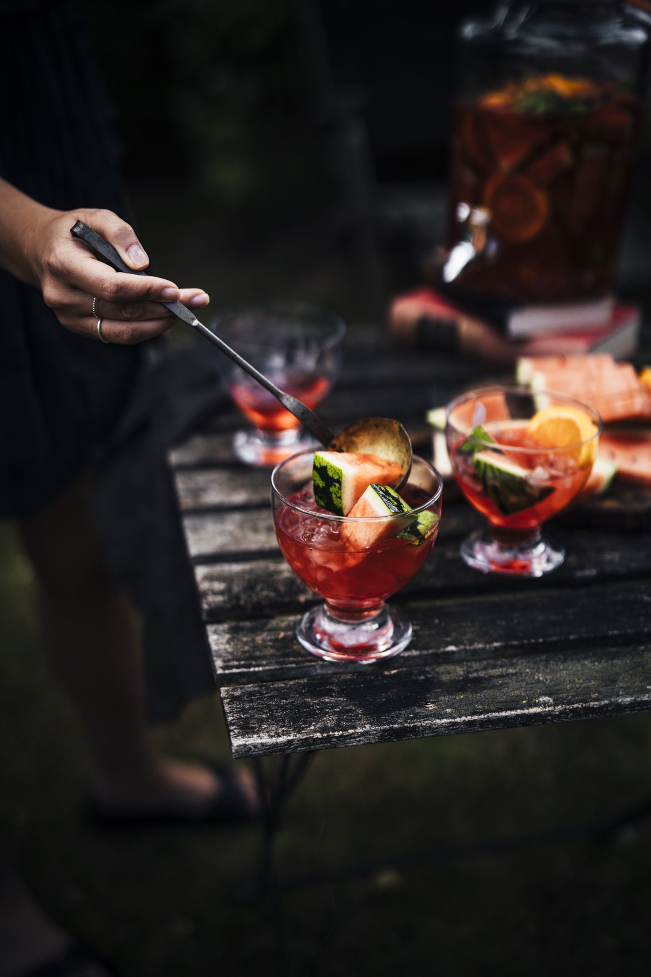 Der Sommerdrink 2020! Aperol Spritz Sangria mit Wassermelonen