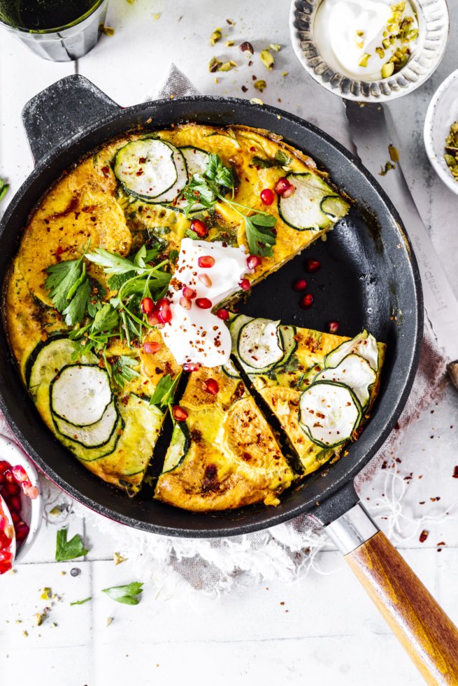 Super einfaches Rezept für eine Zucchini Frittata