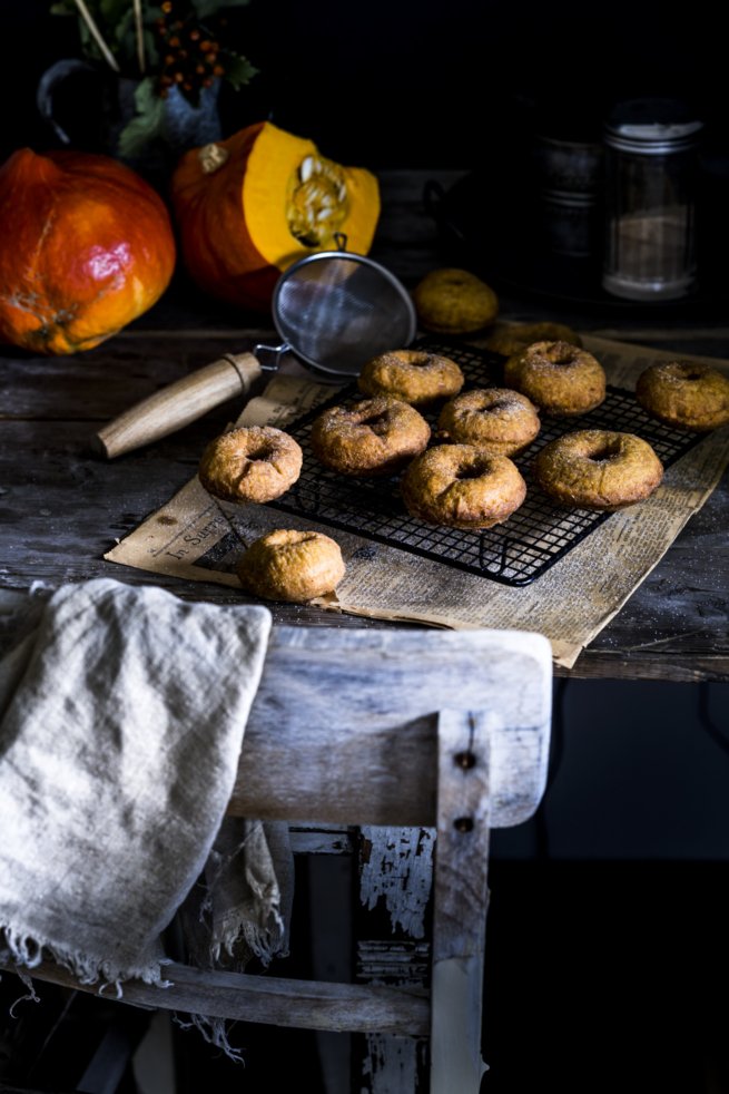 Kürbis Donuts