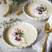 Vorspeise Weihnachten - Pastinaken Suppe mit Apfel