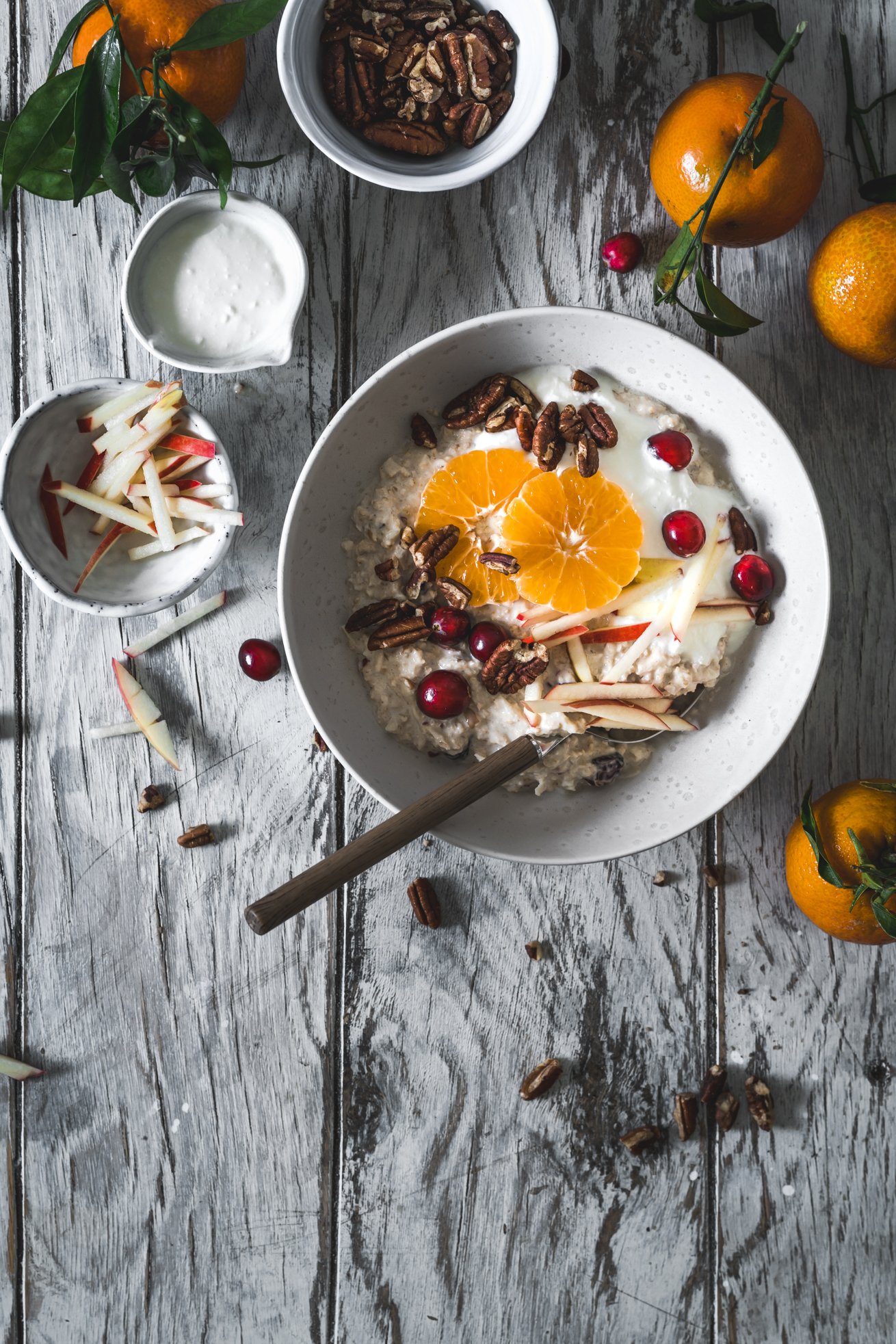 Winter Bircher Müsli mit Pekannüssen