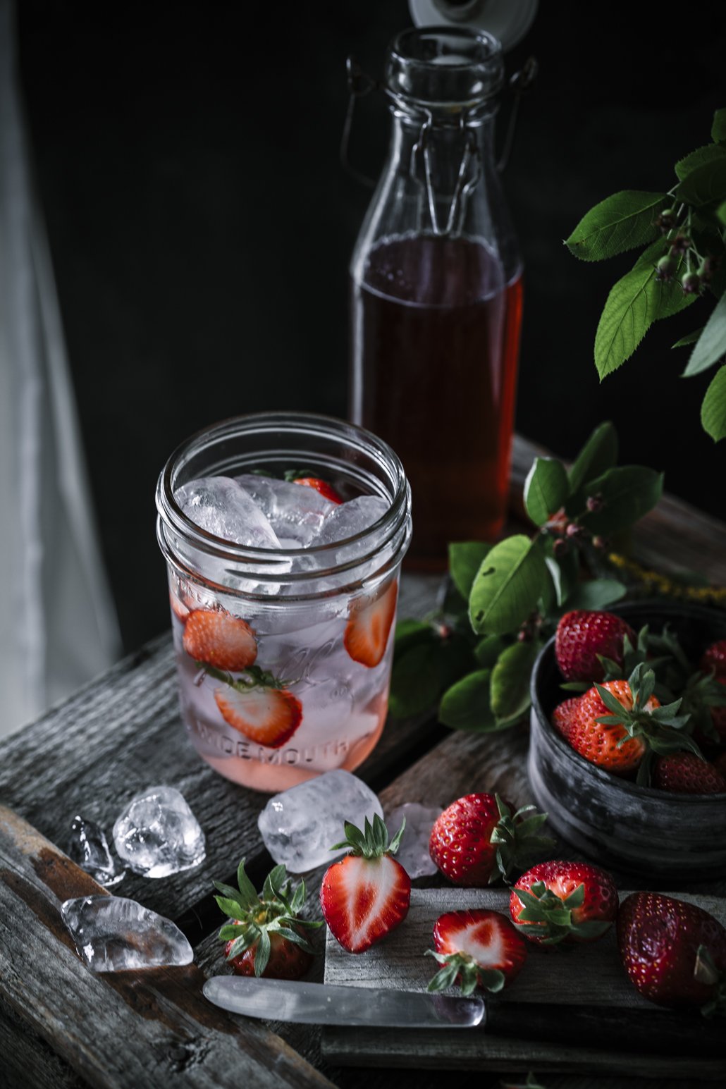 Erdbeer Sirup für Limonade