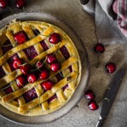 Cherry Pie mit Vanille Eis