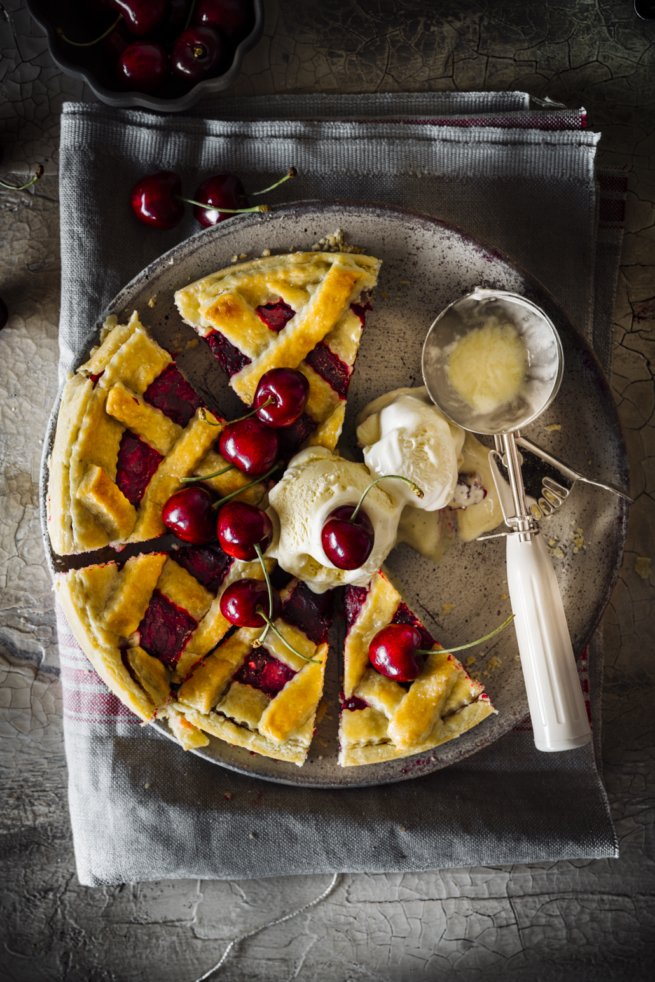 Klassische Cherry Pie