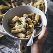 Pasta mit Pfifferlingen