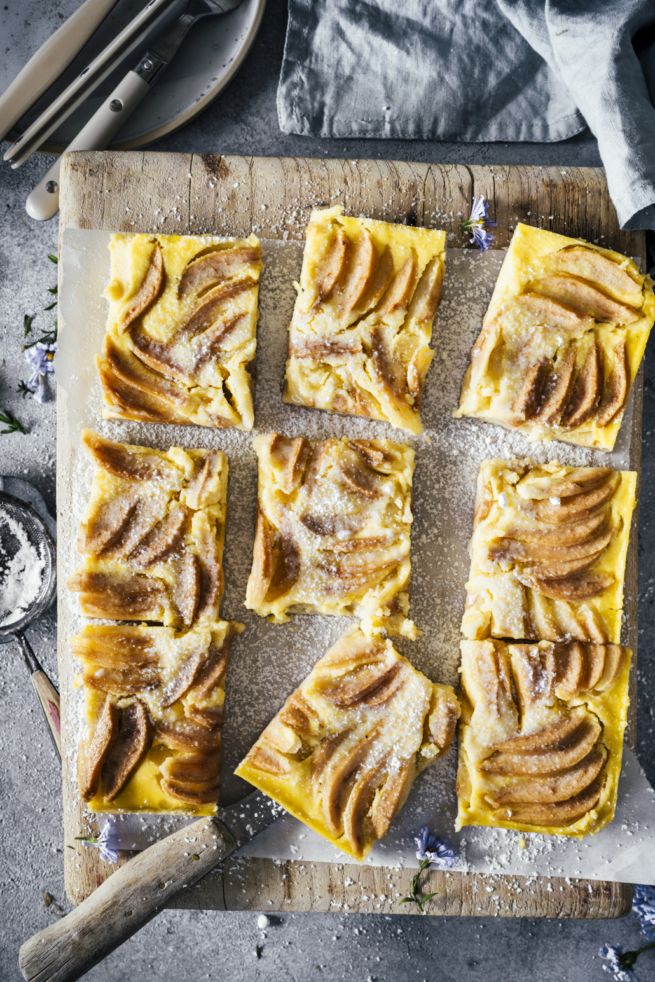 Birnen Tarte mit Marzipan