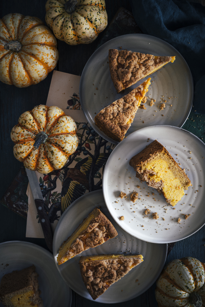 Kürbis Streusel Kuchen