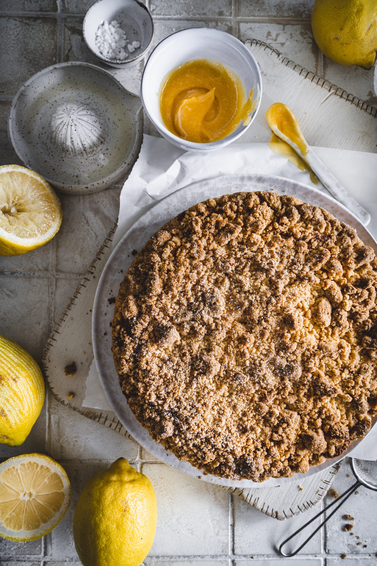 Zitronen Streuselkuchen Rezept