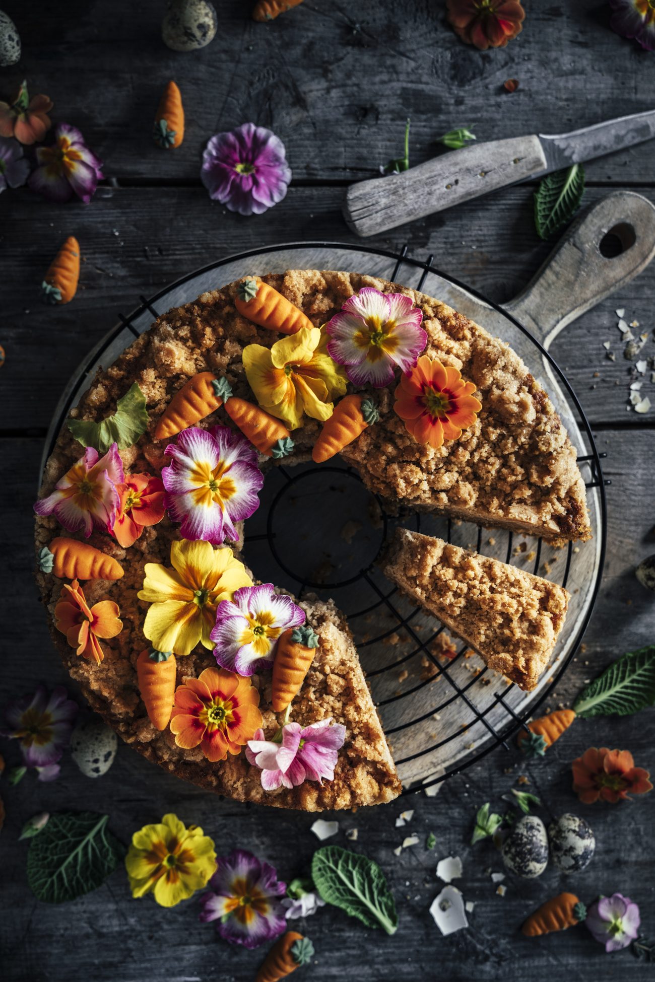 Carrot Cake mit Streuseln