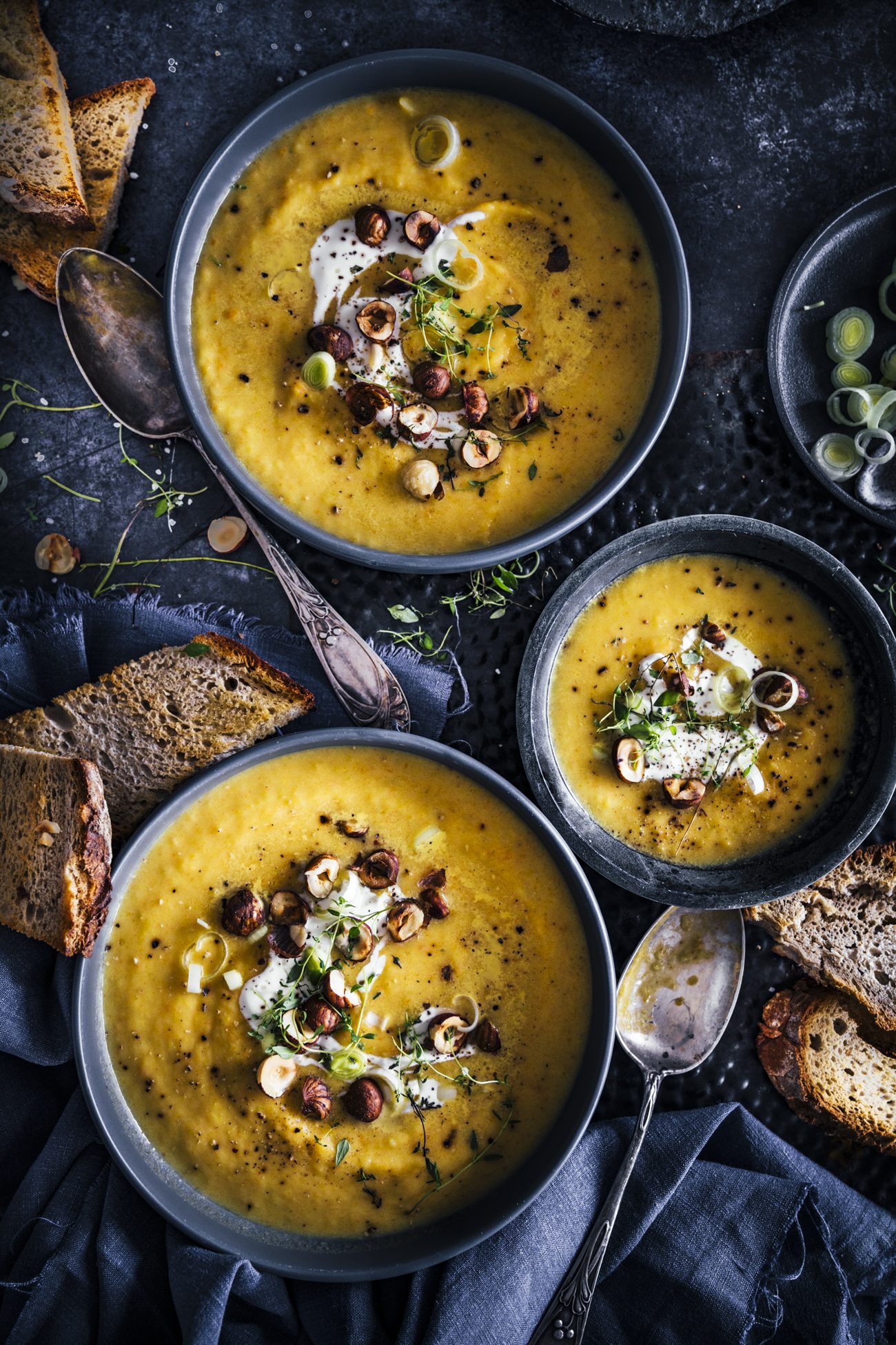 Möhrensuppe mit Lauch