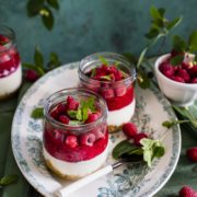 Cheesecake No Bake Himbeeren