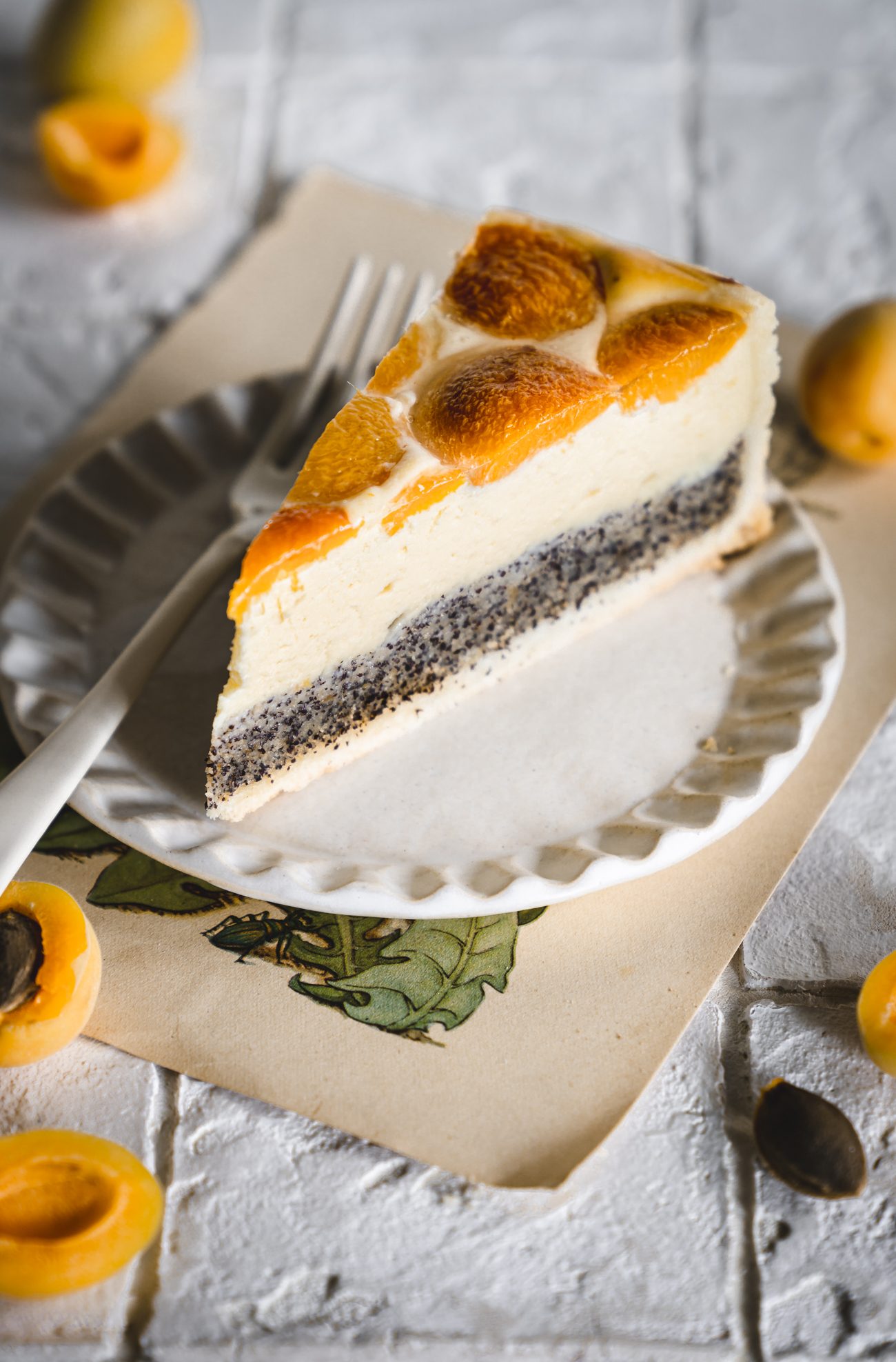 Unser traumhaft-fruchtiger Aprikosenkuchen mit Mohn und Schmand