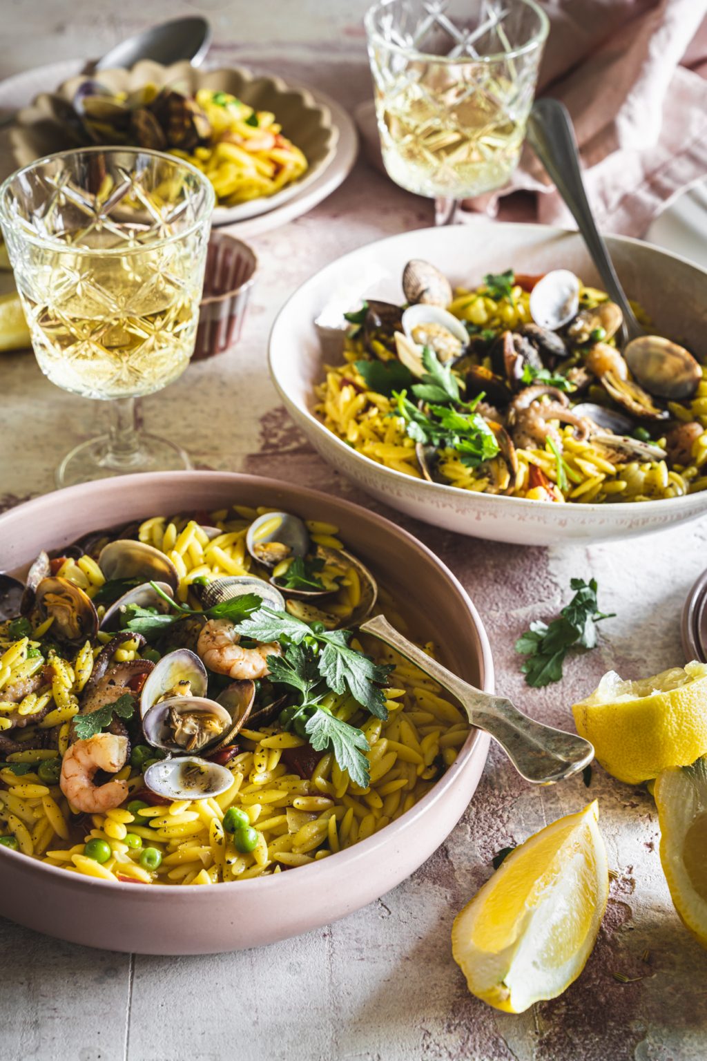 Risotto Mit Meeresfrüchten Italienisch