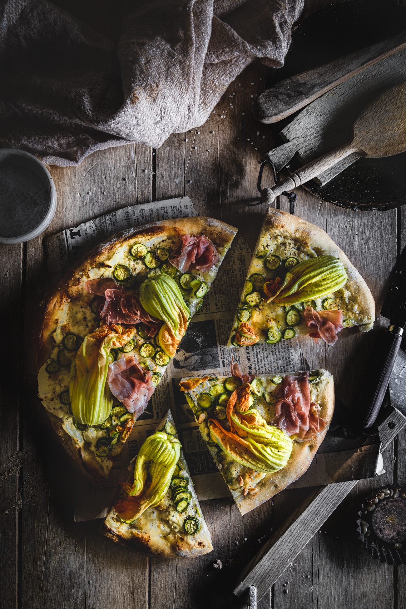 Pizza Bianca Zucchini