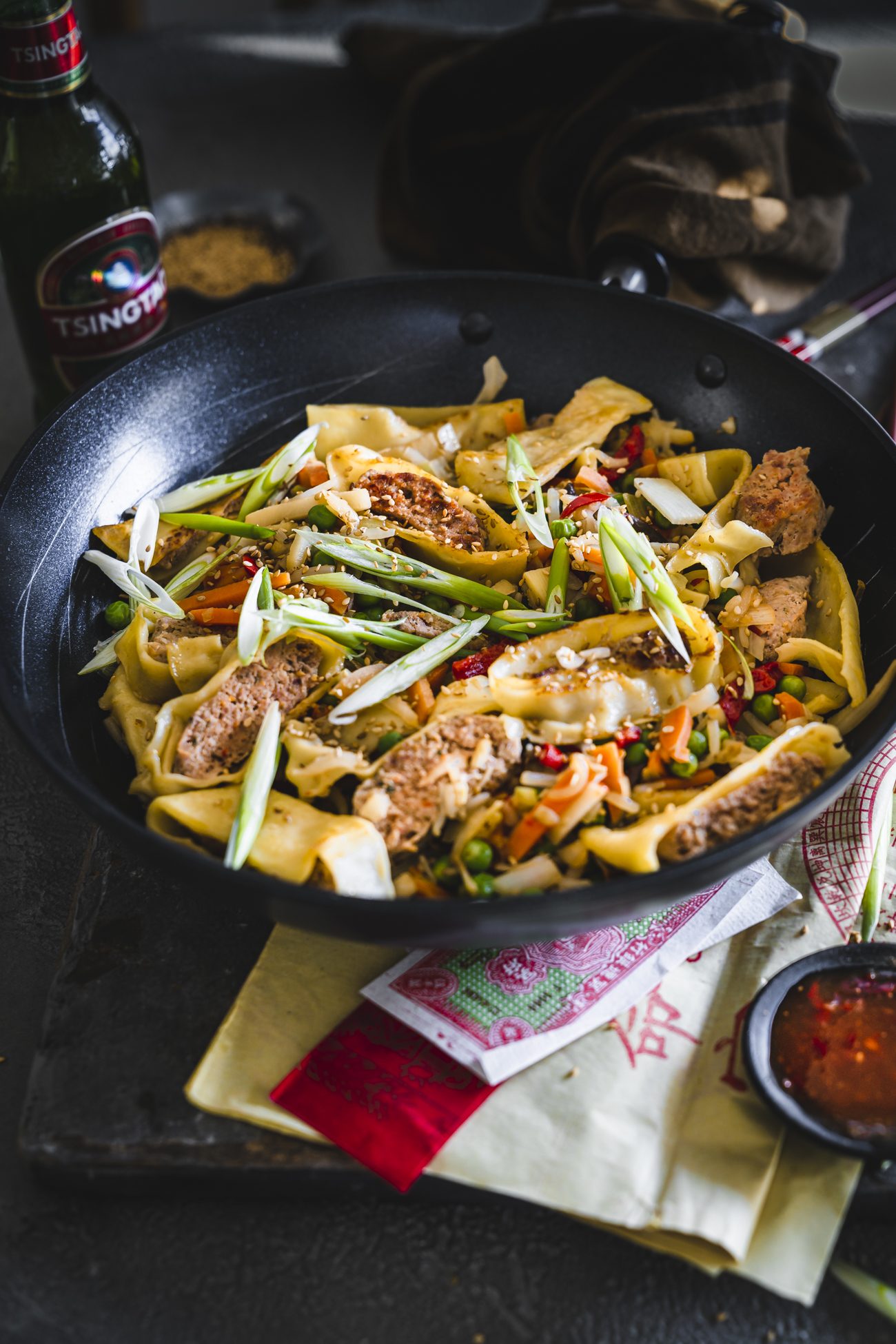 Schnelles Rezept - Unsere köstlichen Asia Style Maultaschen im Wok