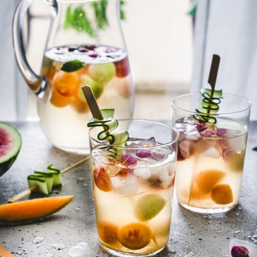 Perfekte Grillbeilage - Unser sommerlicher Melonen Gurken Salat