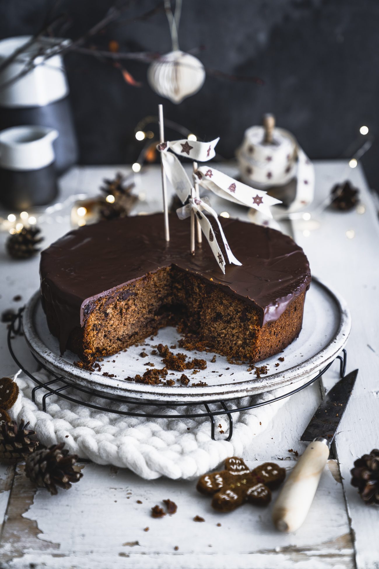 Unser schnelles Schoko Weihnachtskuchen Rezept