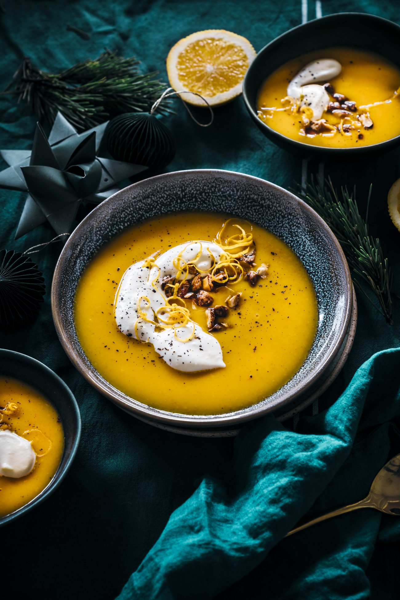 Kürbis Suppe mit Vanille