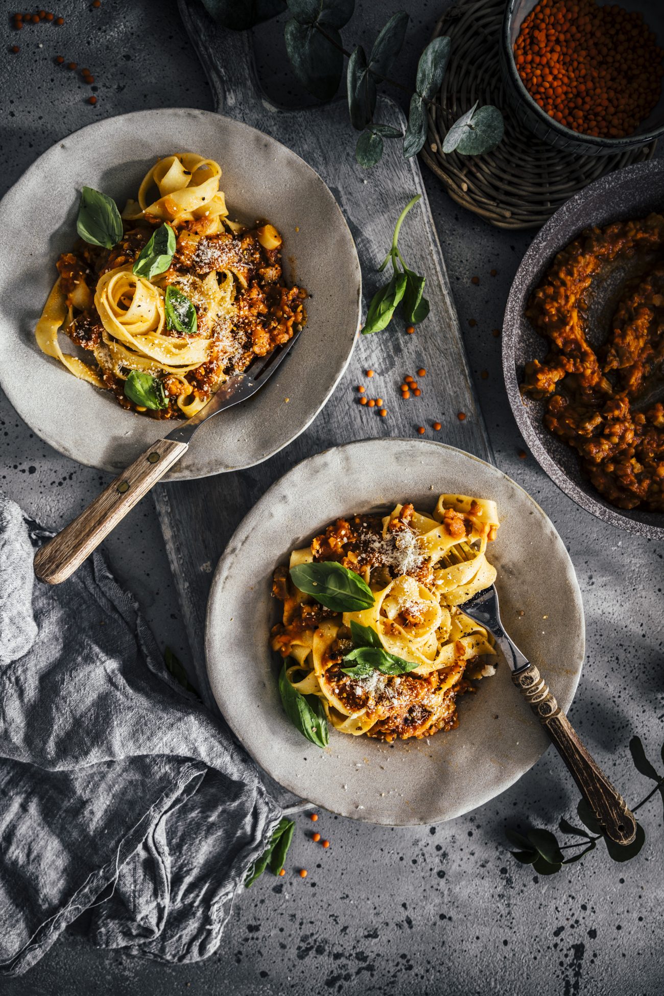 Vegetarische Linsen Bolognese Rezept