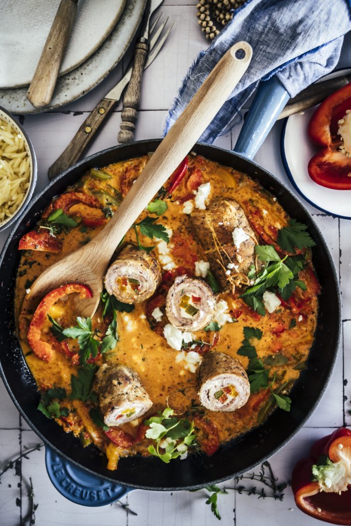 Unfassbar leckeres Rouladen Rezept mit Feta und Paprika ...