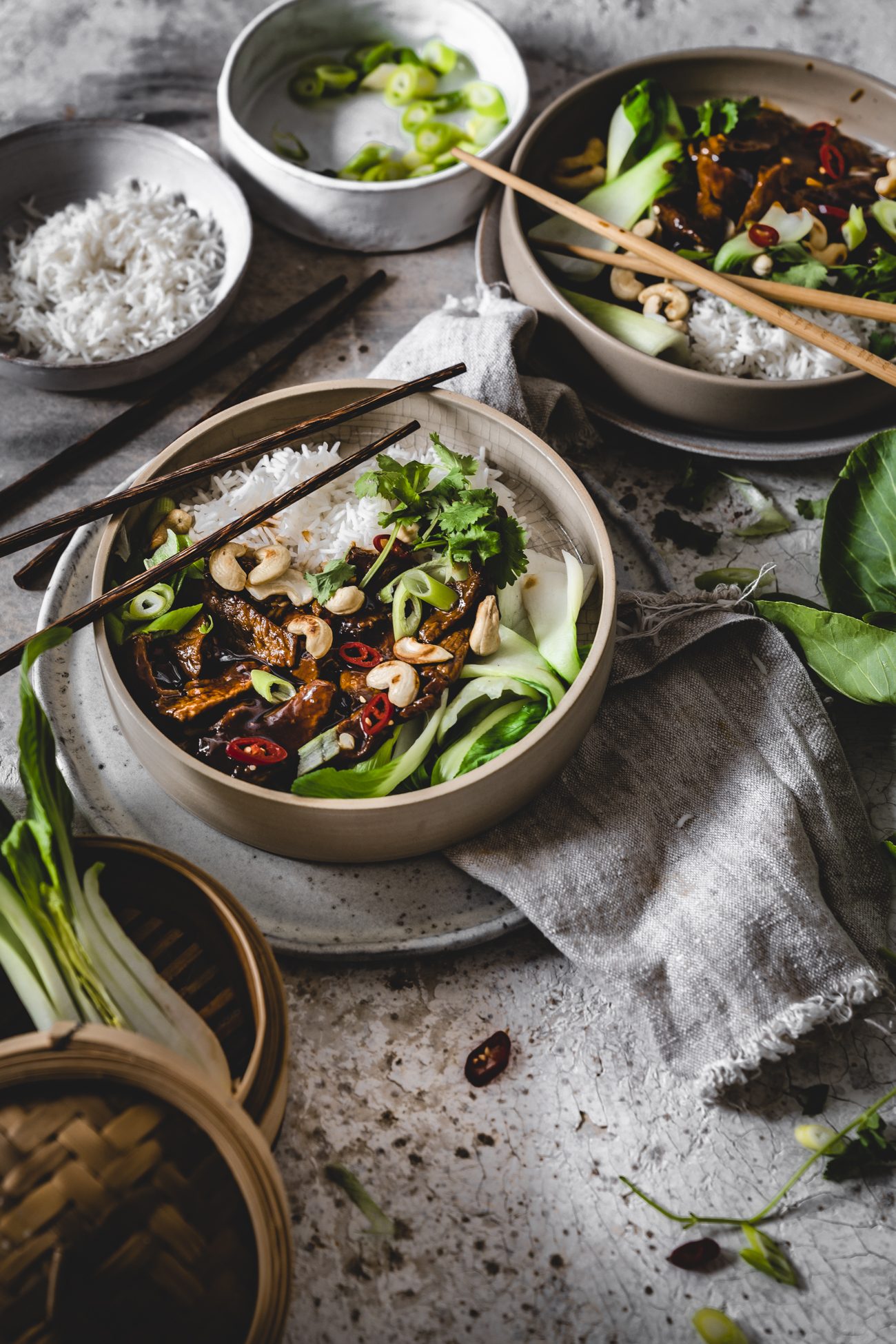 Wok Rezept mit Rindfleisch