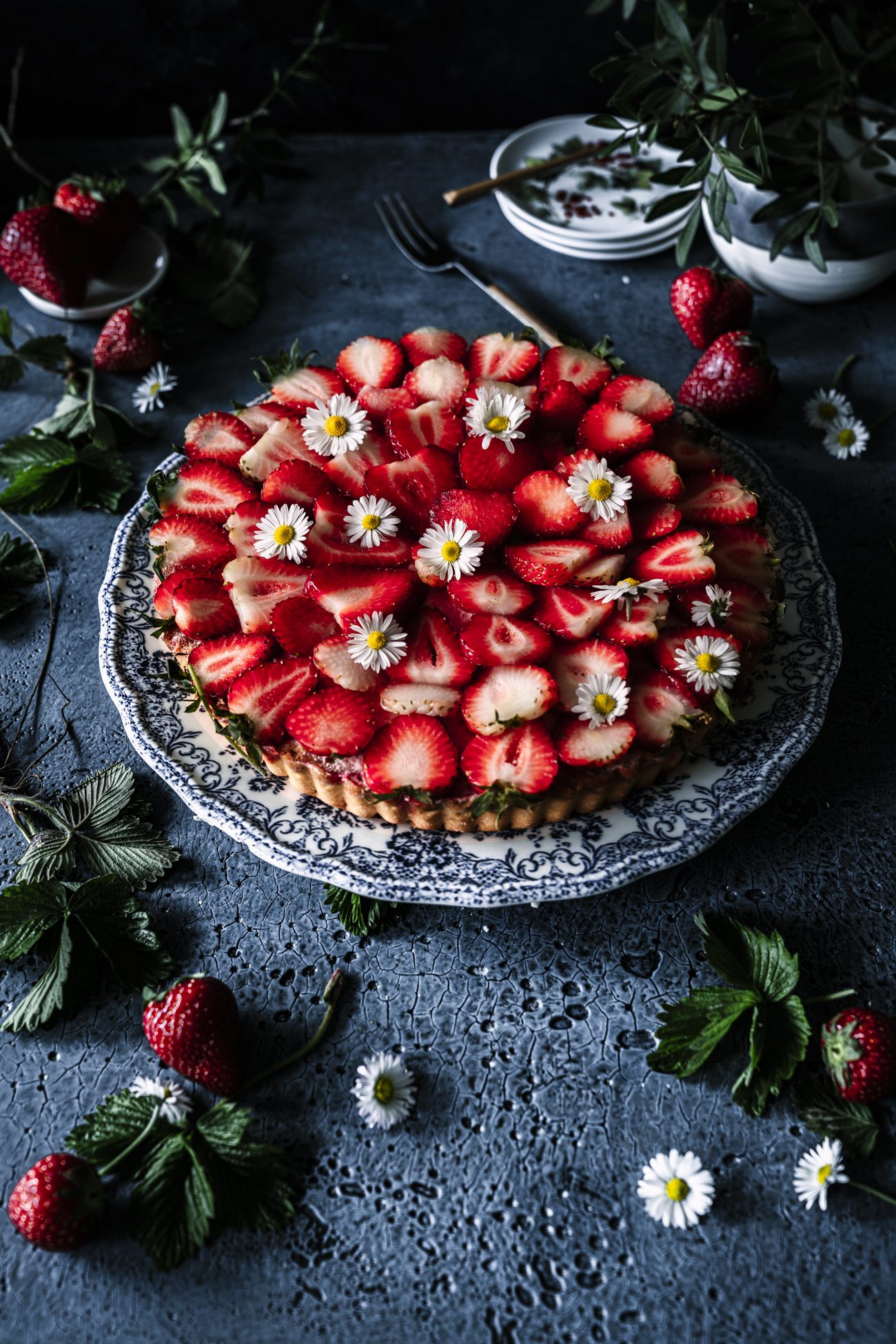 Frische Erdbeer Tarte