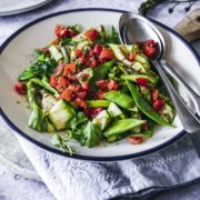 Grill Spargel Salat