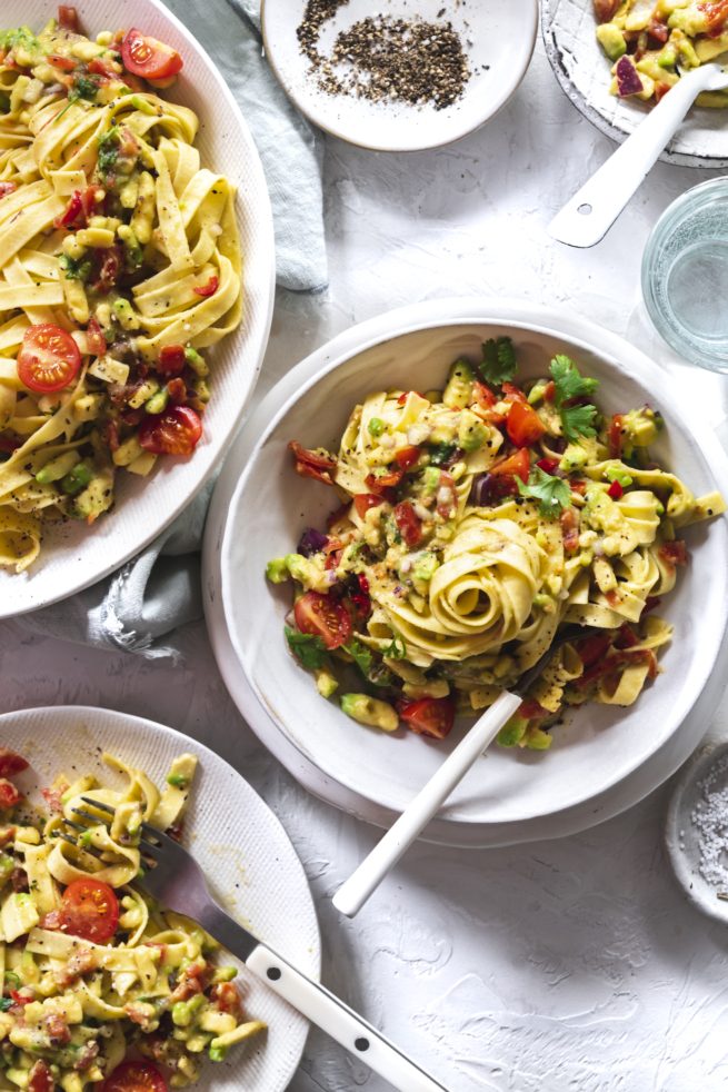 Pasta Guacamole