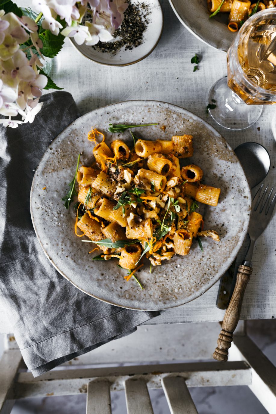 Rigatoni mit Tomaten Pesto