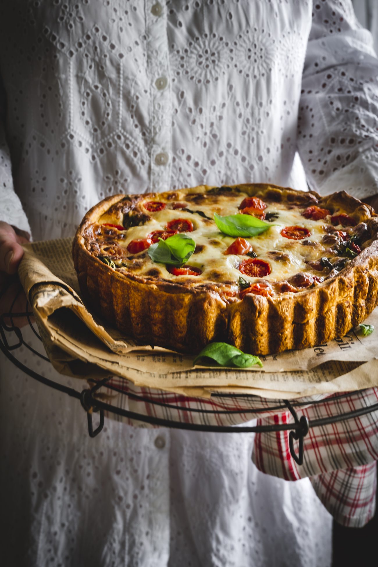 Quiche Tomaten Mozzarella