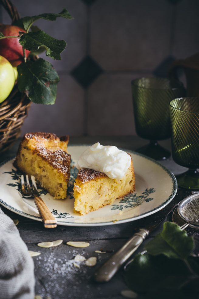 Einfacher bretonischer Apfelkuchen