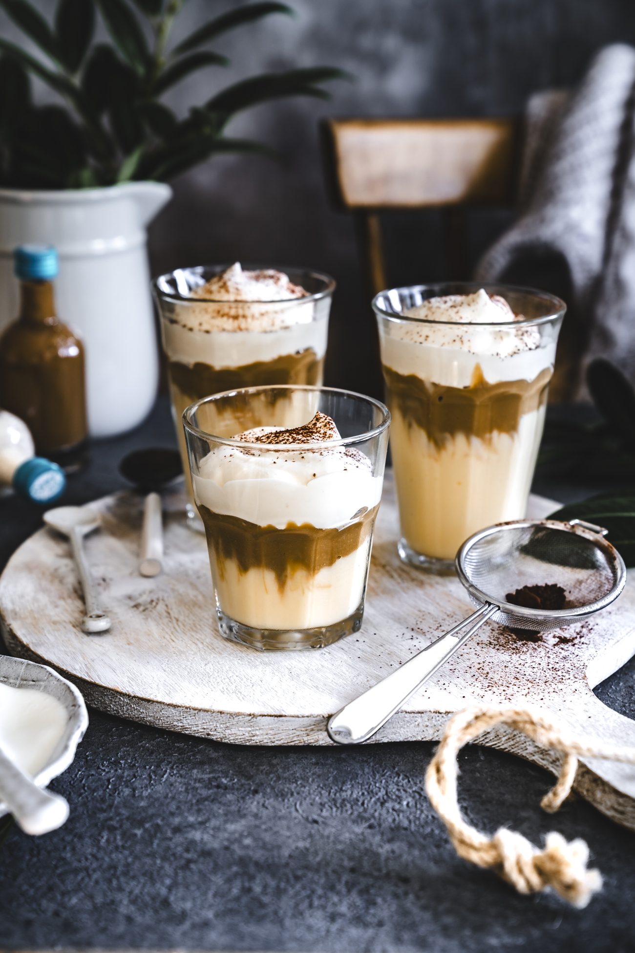 Latte-Macchiato Pudding