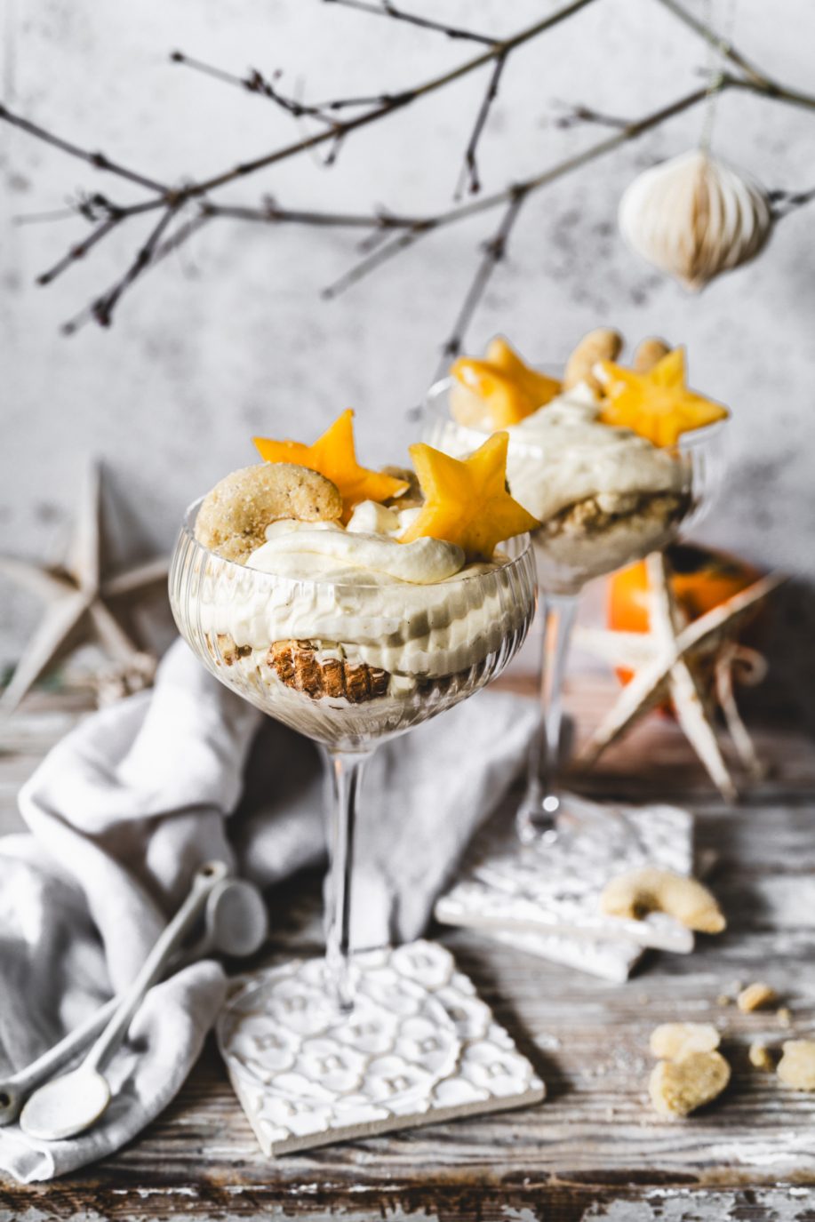 Weihnachts Vanillekipferl Dessert