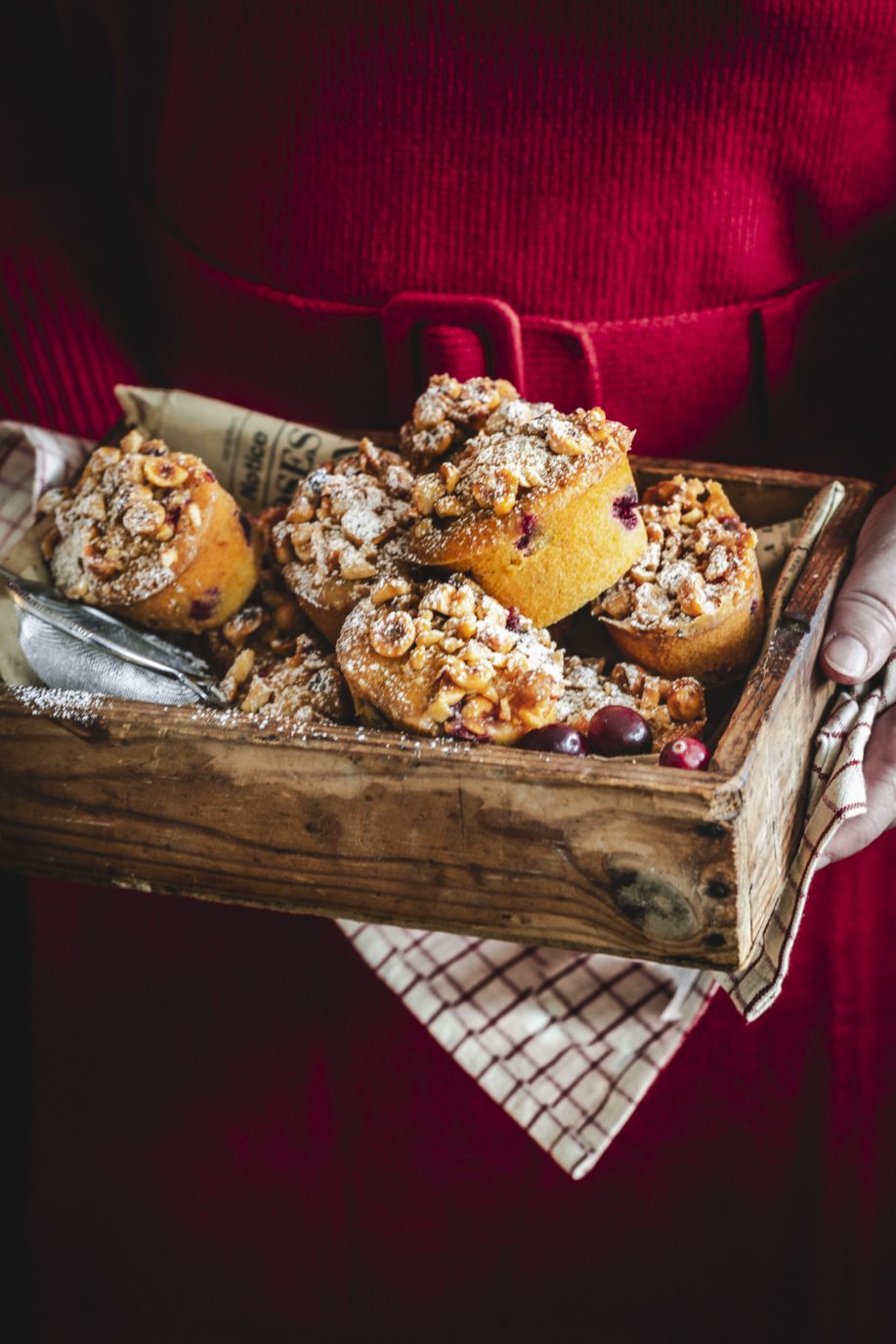 Saftige Cranberry Muffins mit unwiderstehlicher Knusper Kruste