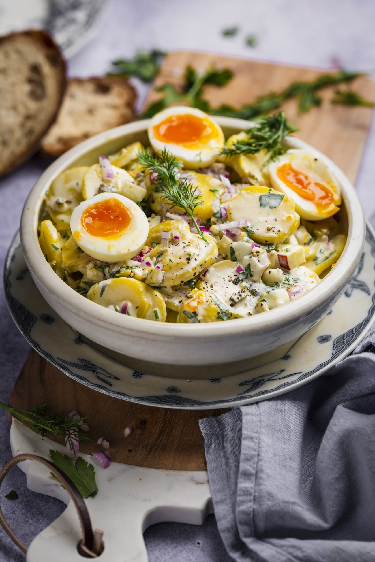 Der beste Kartoffelsalat mit Mayo - Unser norddeutscher Kartoffelsalat ...