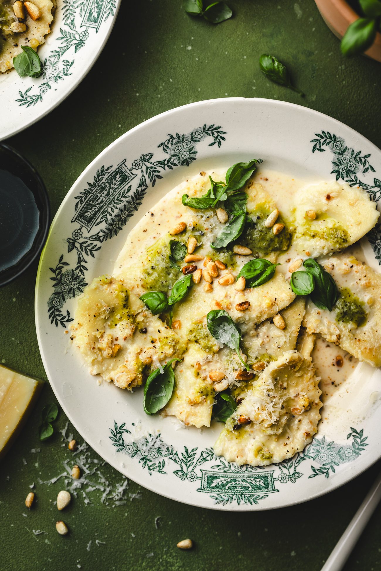 Das perfekte Ravioli Rezept - mit einer cremigen Füllung aus Pesto ...