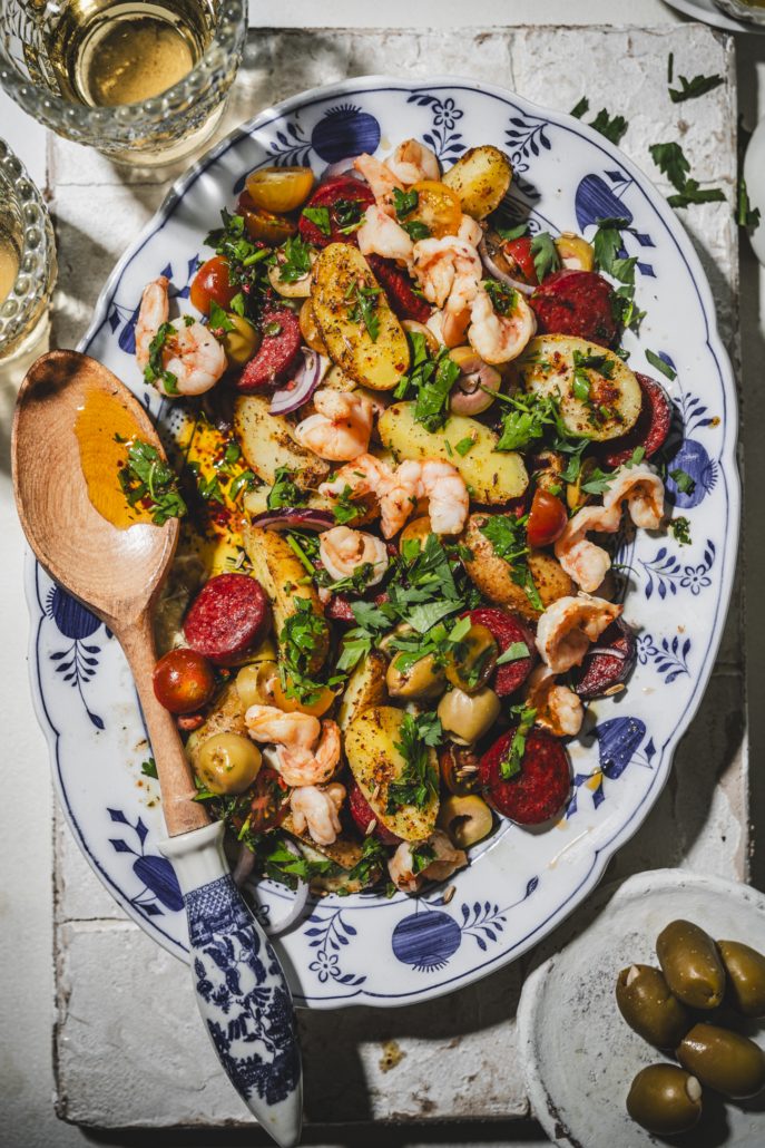 Sensationeller spanischer Kartoffelsalat ohne Mayo