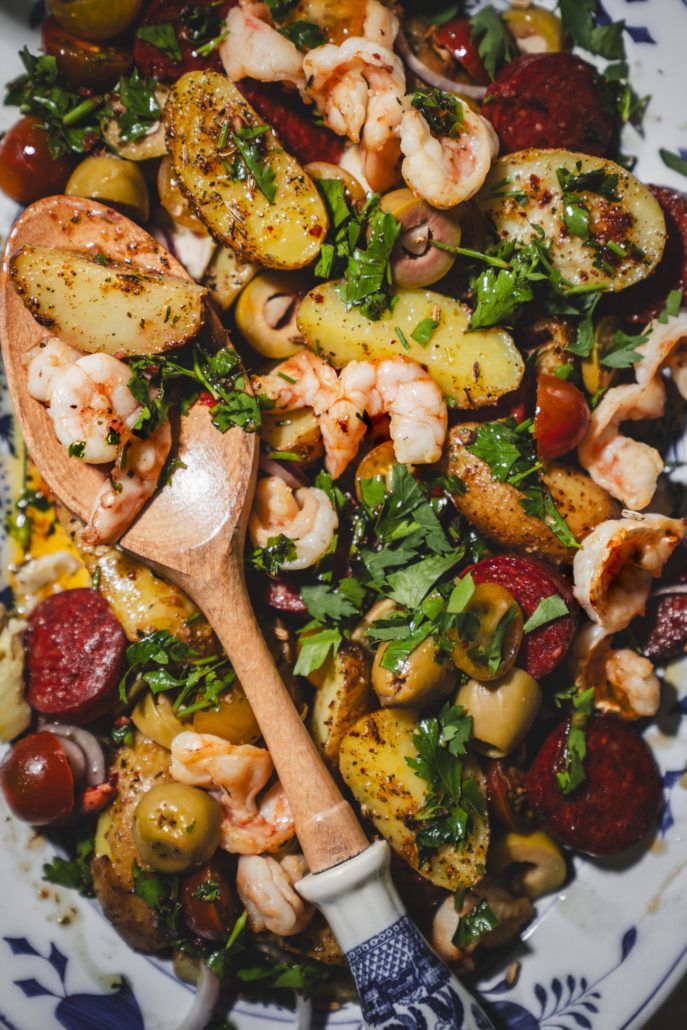 Sensationeller spanischer Kartoffelsalat ohne Mayo