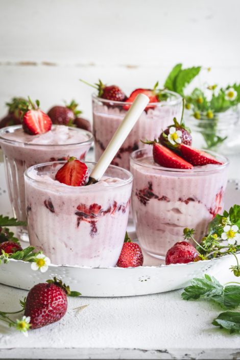 Unsere beste Erdbeer Mascarpone Crème