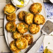 Zucchini Feta Taler
