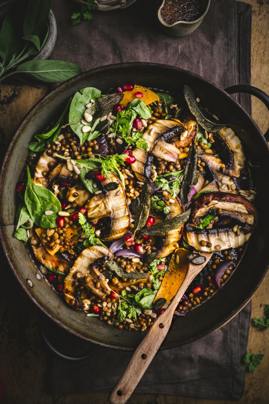 Portobello Pilz Salat
